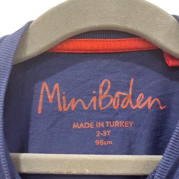 Mini Boden Dinosaur Meteor Earth Long Sleeve Shirt Size 2-3y - Picture 3 of 4